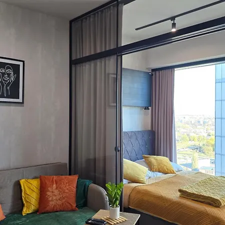 Apartament J&m Global Premium 21st Floor Skyline Katowice